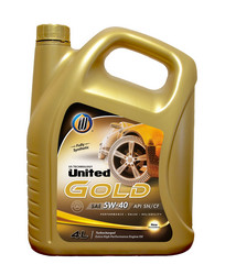 ������ �������� ����� United Gold 5W40,  � ��������-�������� � �������������