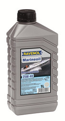 ������ �������� ����� Ravenol Marineoil Petrol 25W40 Synthetic, 1�,  � ��������-�������� � �������������
