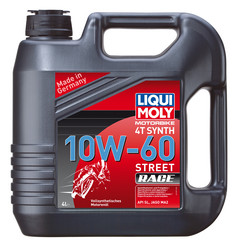 ������ �������� ����� Liqui moly ��� 4-������� ���������� Racing Synth 4T SAE 10W-60,  � ��������-�������� � �������������