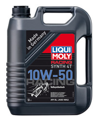 ������ �������� ����� Liqui moly ��� 4-������� ���������� Racing Synth 4T SAE 10W-50,  � ��������-�������� � �������������