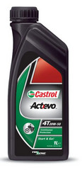 ������ �������� ����� Castrol  ACT>EVO 4T 20W-50, 1 �,  � ��������-�������� � �������������