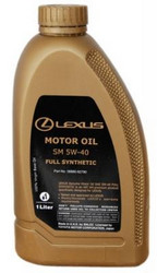 ������ �������� ����� Toyota LEXUS Motor Oil Full Synthetic SM SAE 5W-40 (1�),  � ��������-�������� � �������������
