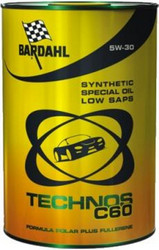 ������ �������� ����� Bardahl TECHNOS LOW-SAPS C60, 5W-30, 1�.,  � ��������-�������� � �������������