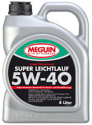 ������ �������� ����� Meguin Megol Motorenoel Super Leichtlauf 5W-40,  � ��������-�������� � �������������