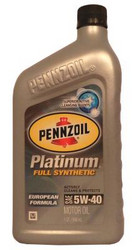 ������ �������� ����� Pennzoil Platinum European Formula 5W-40,  � ��������-�������� � �������������