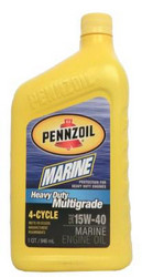 ������ �������� ����� Pennzoil Marine Heavy Duty Multigrade 4-Cycle SAE 15W-40,  � ��������-�������� � �������������