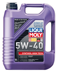 ������ �������� ����� Liqui moly Synthoil High Tech SAE 5W-40,  � ��������-�������� � �������������