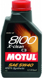 ������ �������� ����� Motul 8100 �-Clean,  � ��������-�������� � �������������
