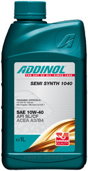 ������ �������� ����� Addinol Semi Synth 1040, 1�,  � ��������-�������� � �������������