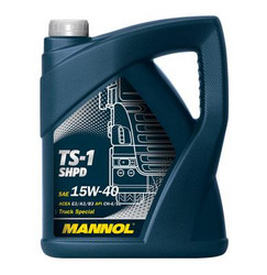 ������ �������� ����� Mannol TS-1 SAE 15W/40 SHPD,  � ��������-�������� � �������������