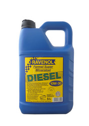 ������ �������� ����� Ravenol Formel Diesel Super 10W-30, 5�,  � ��������-�������� � �������������