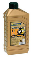 ������ �������� ����� Ravenol Motobike 4-T Ester 5W-30, 1�,  � ��������-�������� � �������������