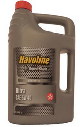 ������ �������� ����� Texaco Havoline Ultra 5W-40,  � ��������-�������� � �������������