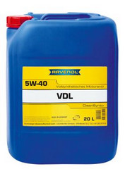 ������ �������� ����� Ravenol VDL SAE 5W-40,  � ��������-�������� � �������������