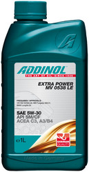 ������ �������� ����� Addinol Extra Power MV 0538 LE 5W-30, 1�,  � ��������-�������� � �������������
