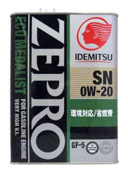 ������ �������� ����� Idemitsu Zepro ECO MEDALIST 0W-20,  � ��������-�������� � �������������