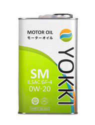 ������ �������� ����� Yokki SAE 0W20 API SM,  � ��������-�������� � �������������