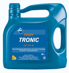 ������ �������� ����� Aral  High Tronic 5W-40, 4�.,  � ��������-�������� � �������������