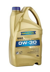 ������ �������� ����� Ravenol SSO SAE 0W-30,  � ��������-�������� � �������������