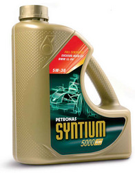 ������ �������� ����� Petronas Syntium 5000 XS,  � ��������-�������� � �������������