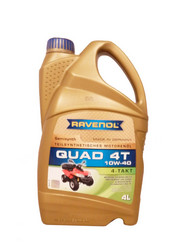 ������ �������� ����� Ravenol ����� ��� ������������ QUAD 4T SAE10W-40 (4�),  � ��������-�������� � �������������