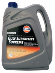 ������ �������� ����� Gulf Superfleet Supreme SAE 10W-40 (4�),  � ��������-�������� � �������������