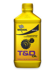 ������ ��������������� ����� Bardahl T&D OIL 80W-90, 1�.,  � ��������-�������� � �������������