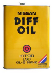 ������ ��������������� ����� Nissan ��������������� �����  DIFF OIL Hypoid LSD SAE 80W-90 (4�),  � ��������-�������� � �������������