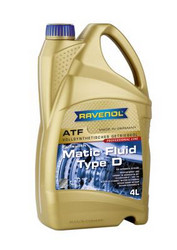 ������ ��������������� ����� Ravenol  ATF Matic Fluid Type D,  � ��������-�������� � �������������